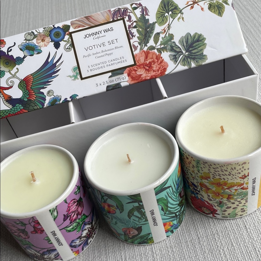 Johnny Was Floral Votive Candle Set